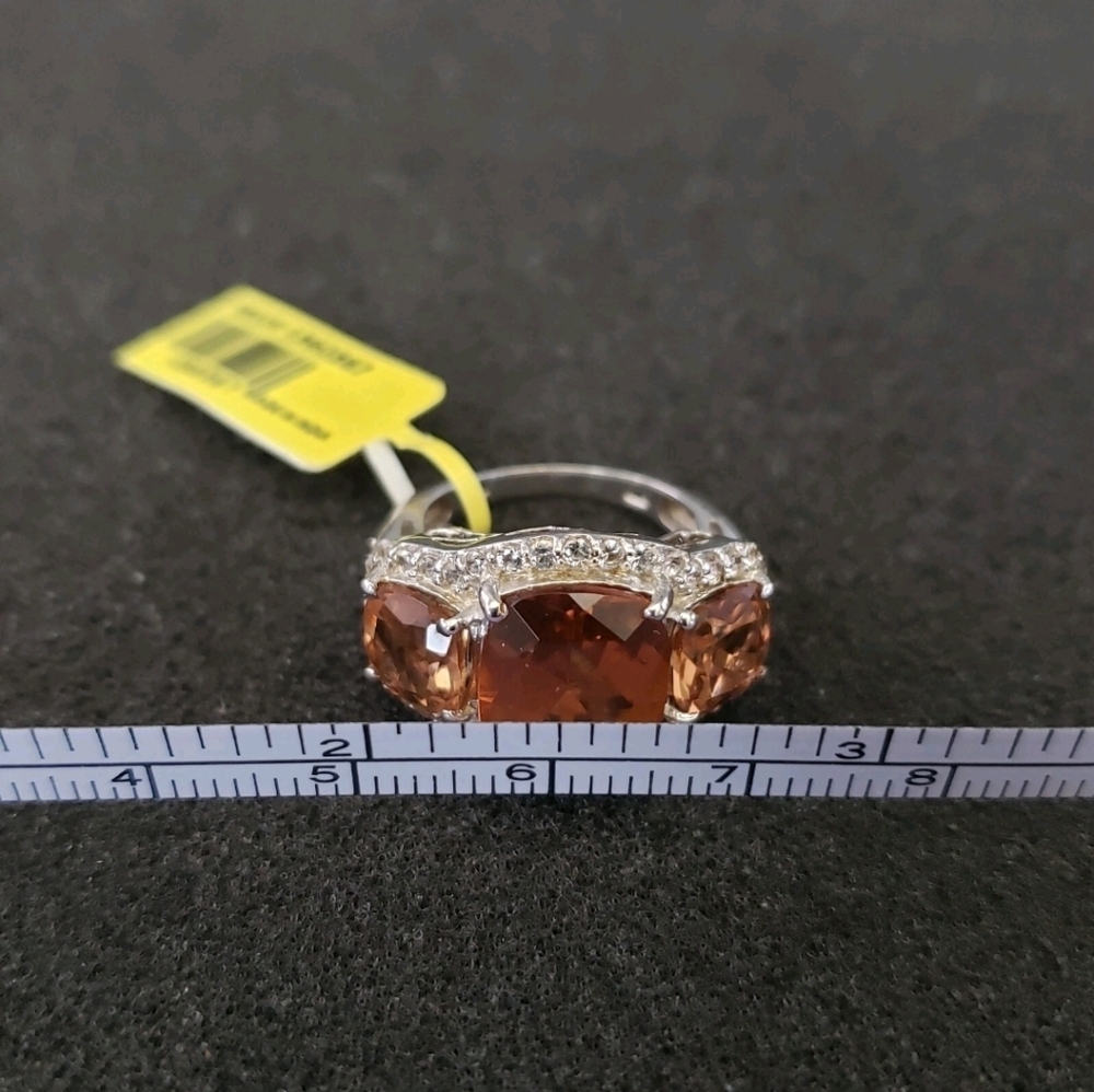 Hold For HH! 3 Color Change GenuineAlexite And Topaz Designer Ring - Picture 14 of 14